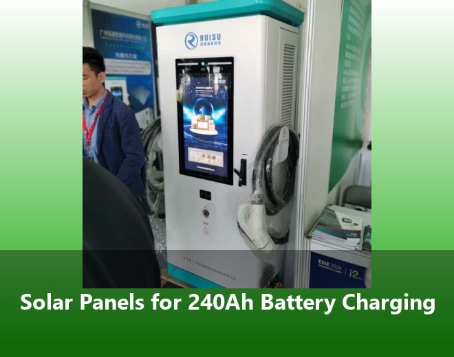 Solar Panels for 240Ah Battery Charging
